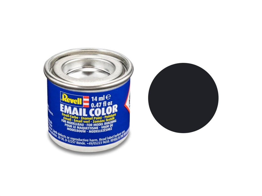 Revell Email Color - No 6 - Tar Black Matt