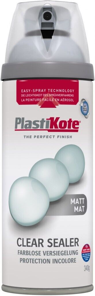 PlastiKote Twist and Spray MATT Clear Sealer 400ml