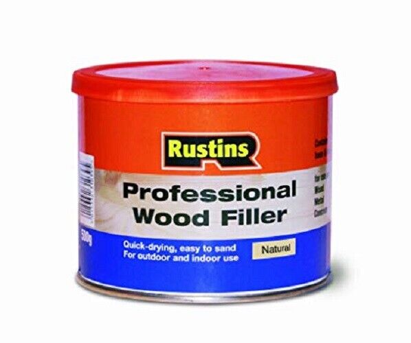 Rustins Professional Wood Filler - Natural 250g