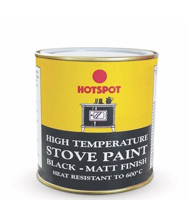 Hotspot Stove Paint Matt Black 100ml Tin