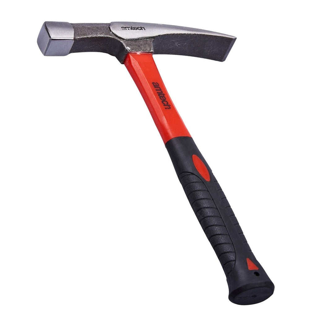 Amtech Brick Hammer with Fibreglass Shaft 24oz head weight