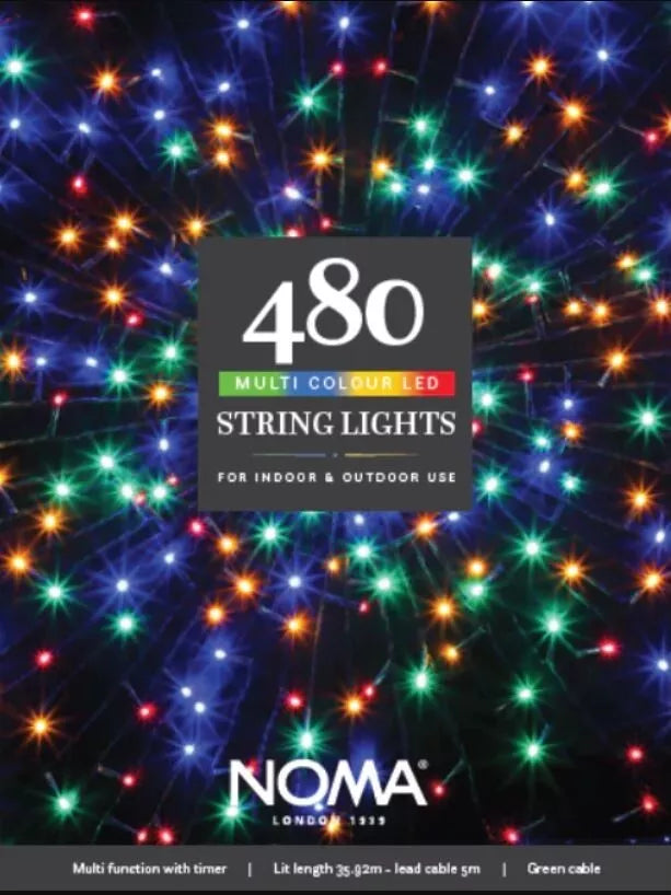 480 Led String Lights Noma 480 Multi Coloured LED String Lights – HeadcornHardware