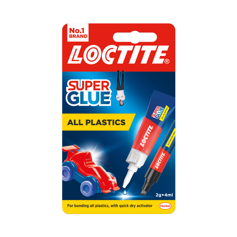 Loctite Super Glue All Plastics 2g+4ml