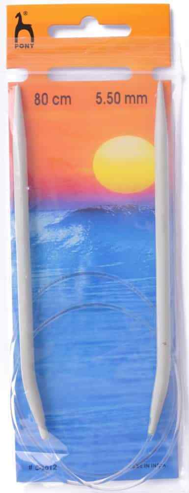 PONY Circular Knitting Pin 80cm 5.50mm