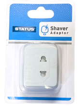 Load image into Gallery viewer, Shaving Adaptor Plug 1A Fused White Adapter
