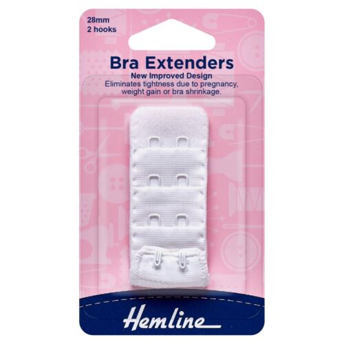 Hemline Bra Extenders 28mm 2 Hooks