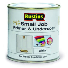 Load image into Gallery viewer, Rustins Quick Dry Small Job Primer &amp; Undercoat - White 250ml
