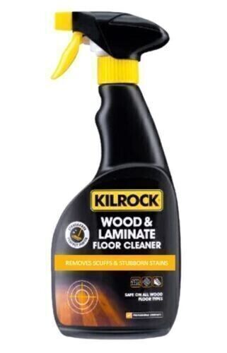 Kilrock Wood And Laminate Floor Cleaner Streak Free Remove Scuffs & Stains 500ml