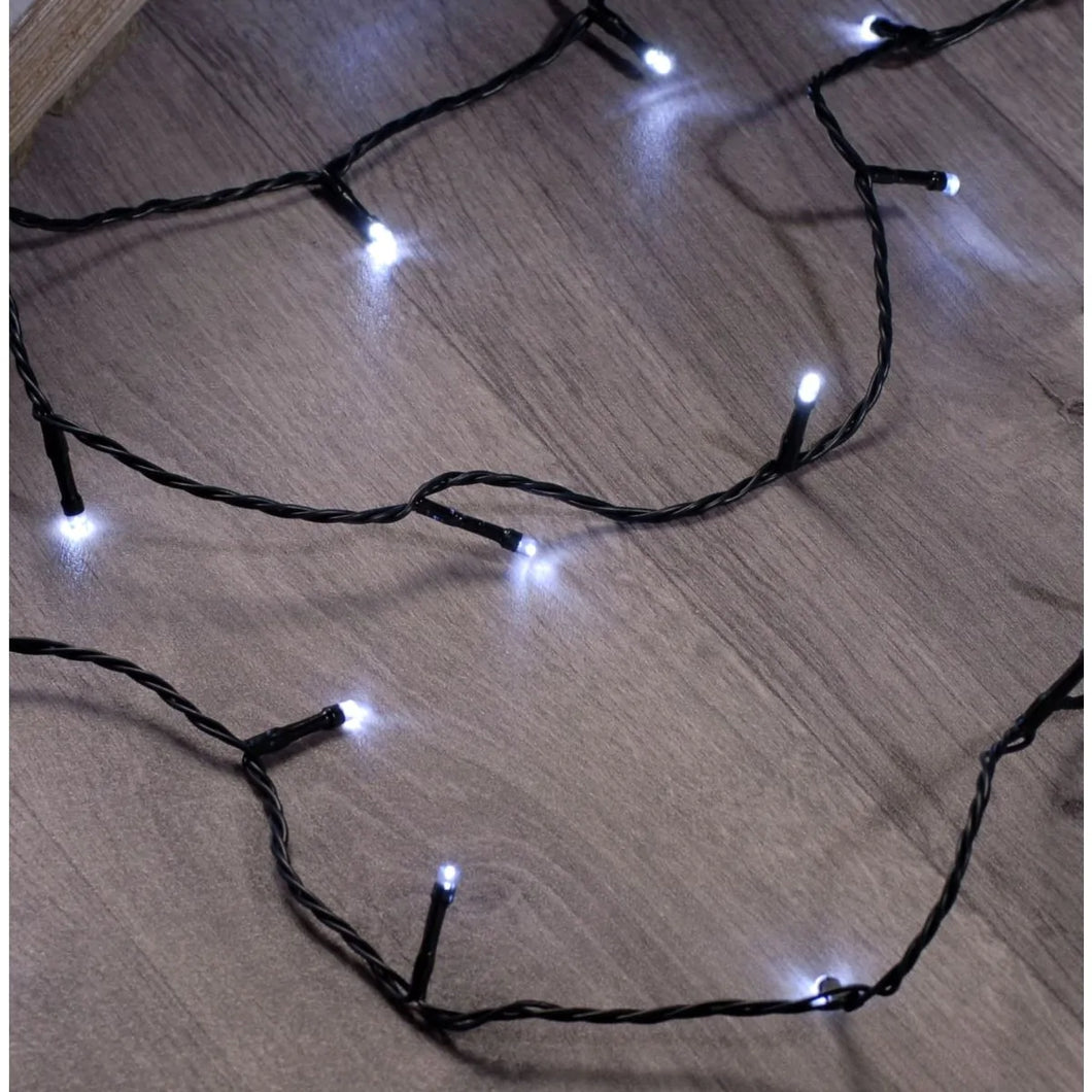 Noma 50 White LED Fit & Forget Battery Operated String Lights