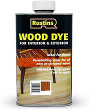 Load image into Gallery viewer, Rustins  Wood Dye Light Oak 250ml
