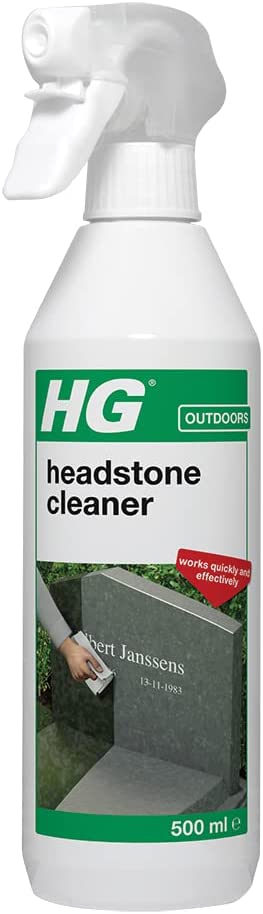 HG Headstone Cleaner, Gravestone Cleaning Spray, 500ml