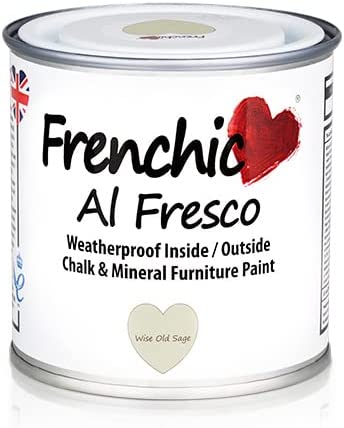 FRENCHIC Al Fresco, wise old sage, Chalk & Mineral Furniture Paint, Weatherproof, For Inside/Outside (250ml)