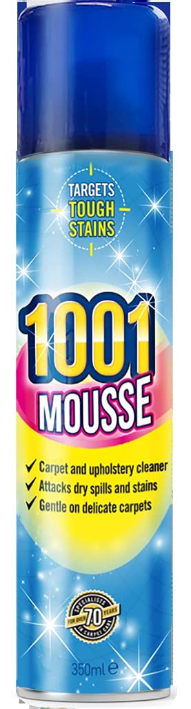 1001 Mousse Carpet and Upholstery Cleaner 350ml
