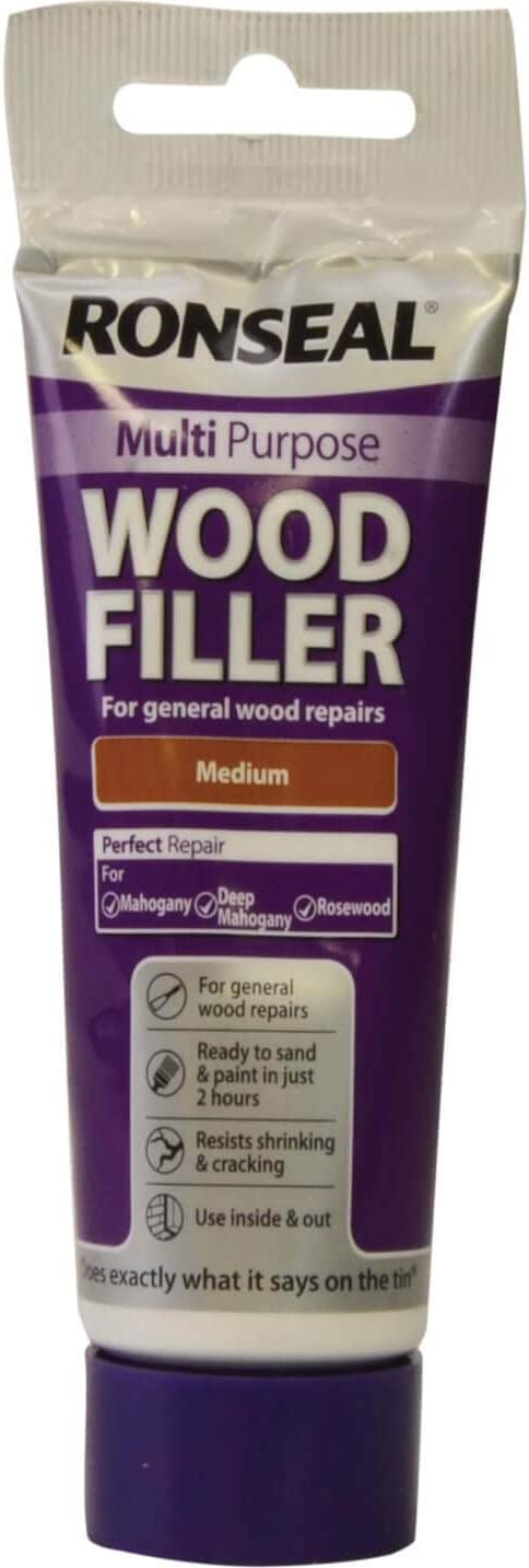 Ronseal 100g Medium Multi-Purpose Wood Filler Tube