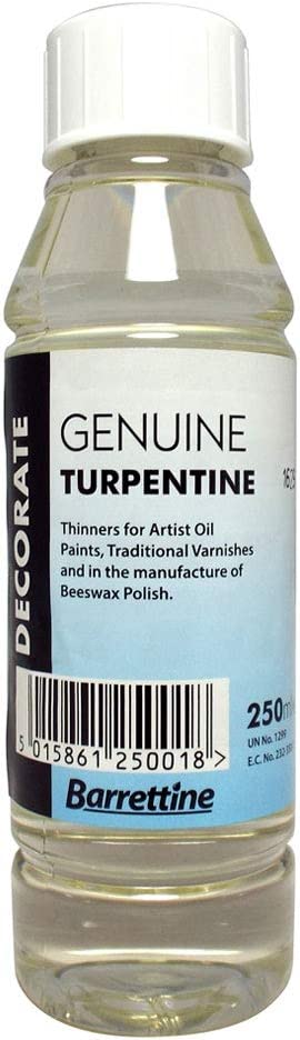 Barrettine 250ml Turpentine, Clear
