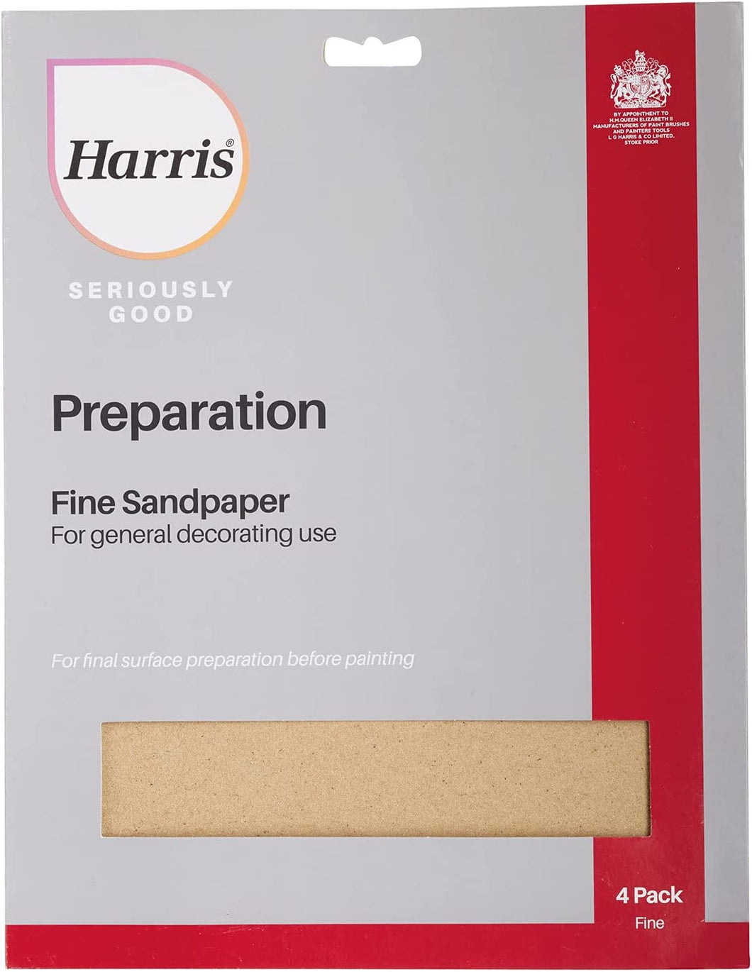 Harris Seriously Good Sandpaper Fine x 4