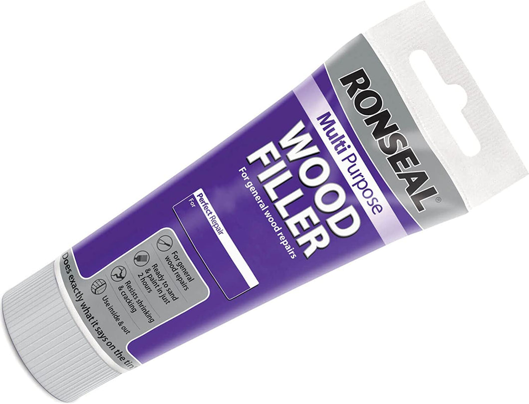 Ronseal Multi-Purpose Wood Filler Tube - Dark, 100g