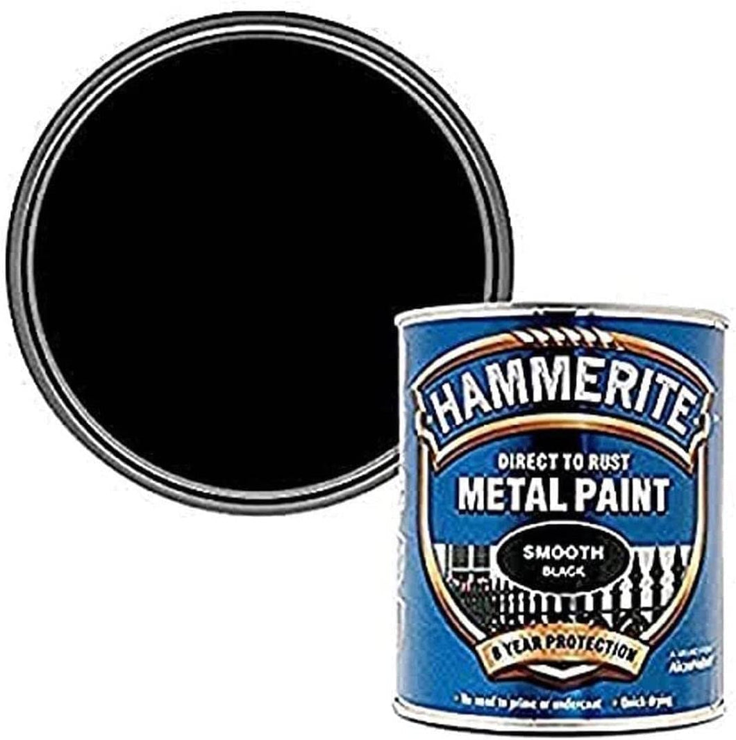 Hammerite Direct To Metal Smooth Black 750ml