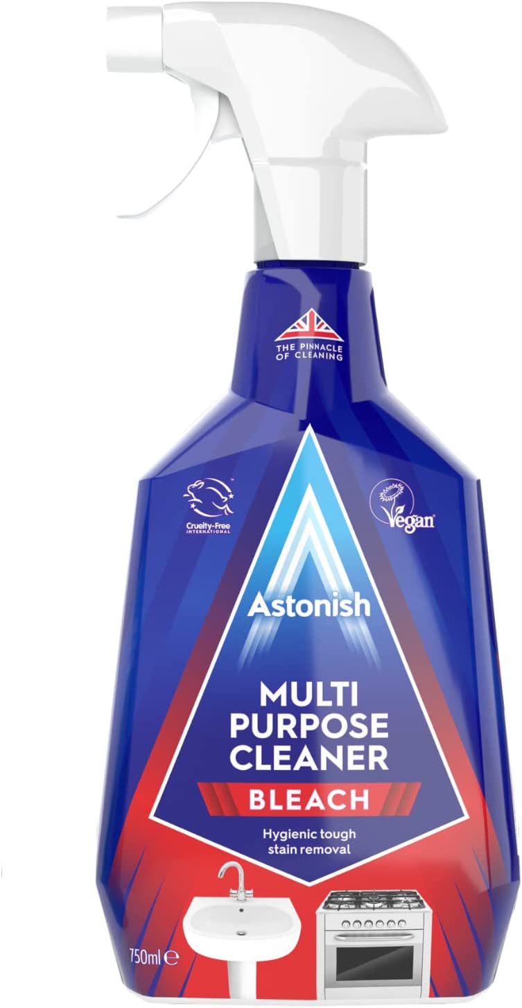 Astonish Multi-Purpose Cleaner with Bleach, peony bloom, 750ml