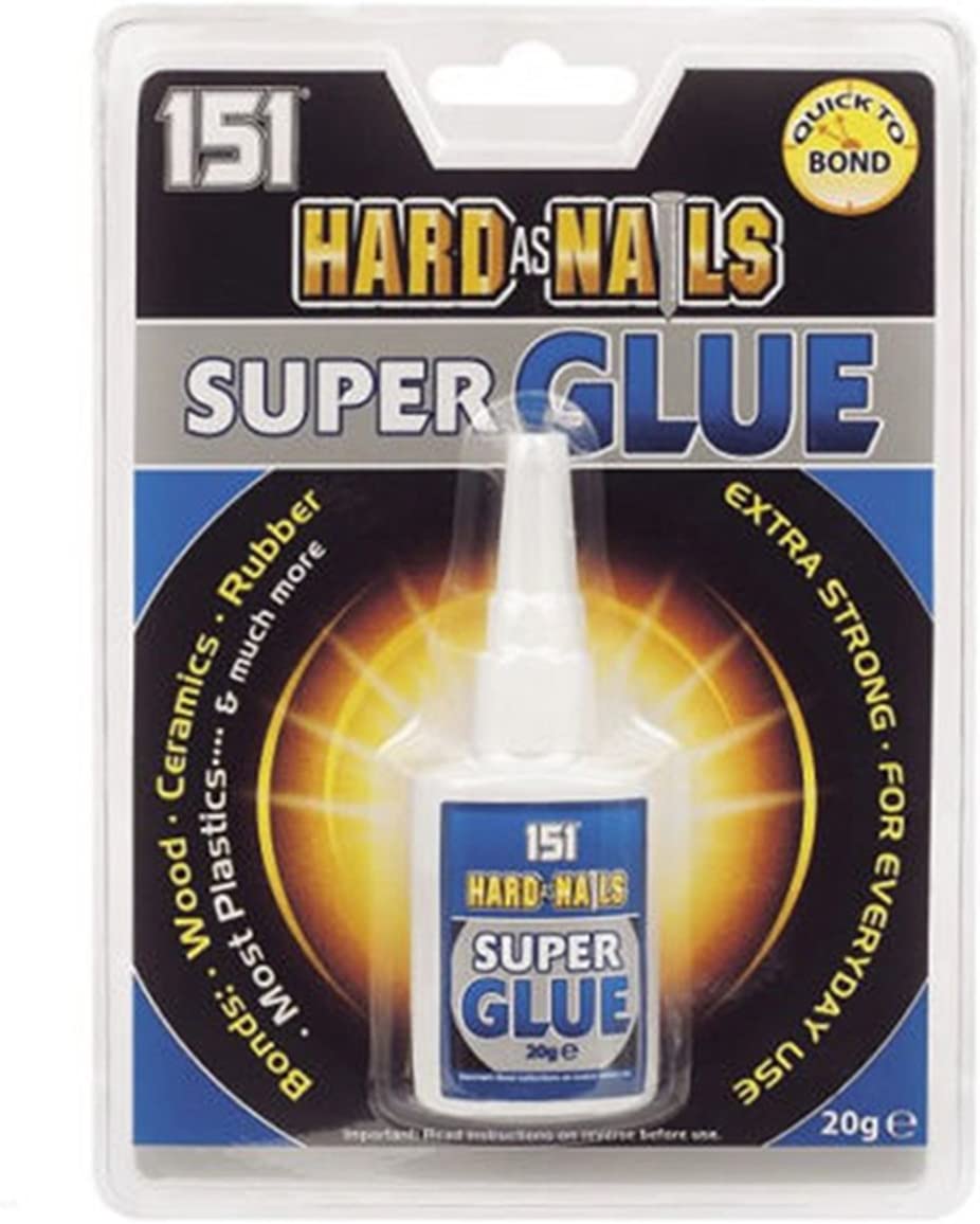 151® HARD AS NAILS ADHESIVE SUPER GLUE 1x20g