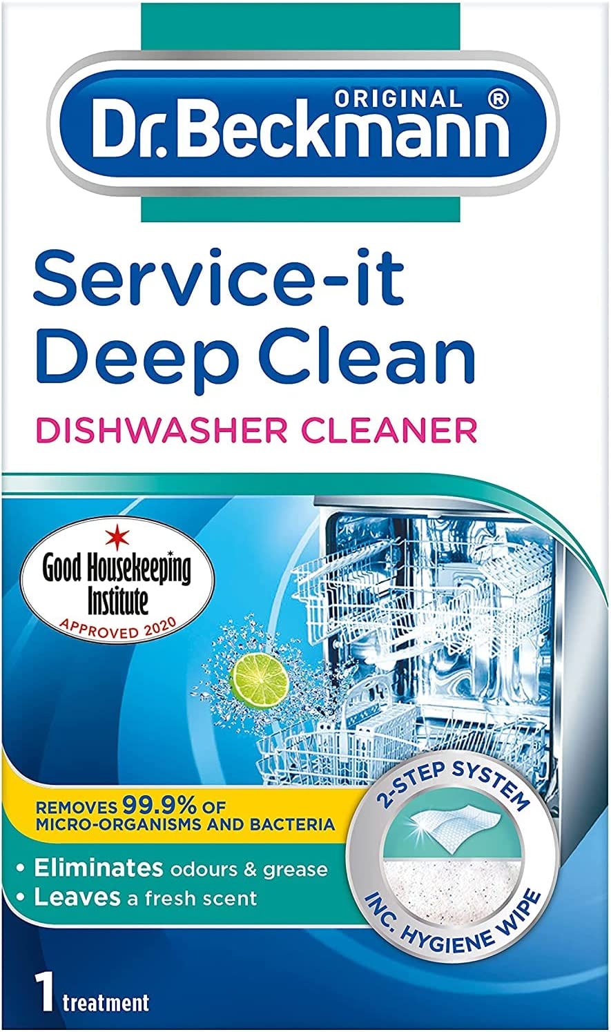 Dr. Beckmann Service-it Deep Clean Dishwasher Cleaner, 1 treatment