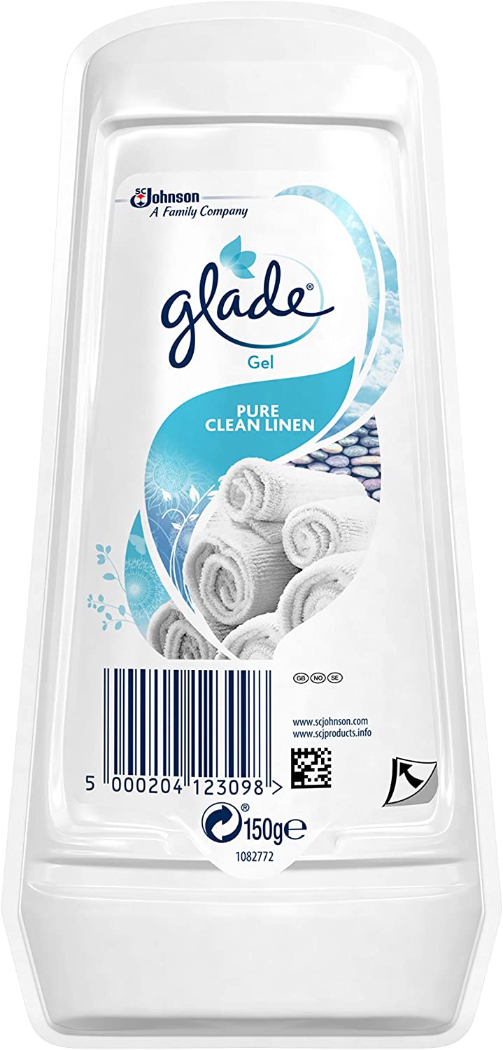 GLADE Pure Clean Linen Gel Air Freshener 150g