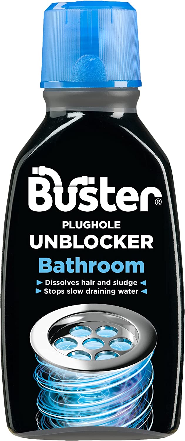 Buster Bathroom Plughole Unblocker, 300ml