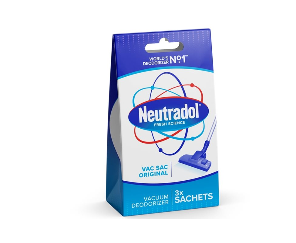 NEUTRADOL ORIGINAL VACUUM DEODORIZER 3 SACHETS